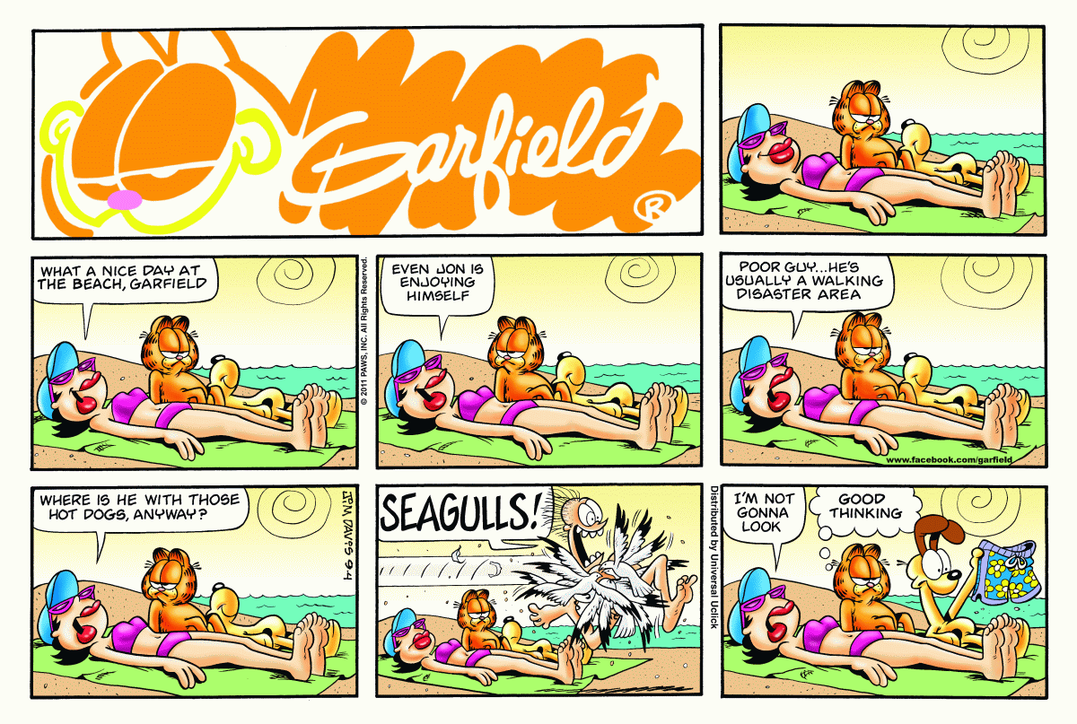 Garfield, September 4, 2011