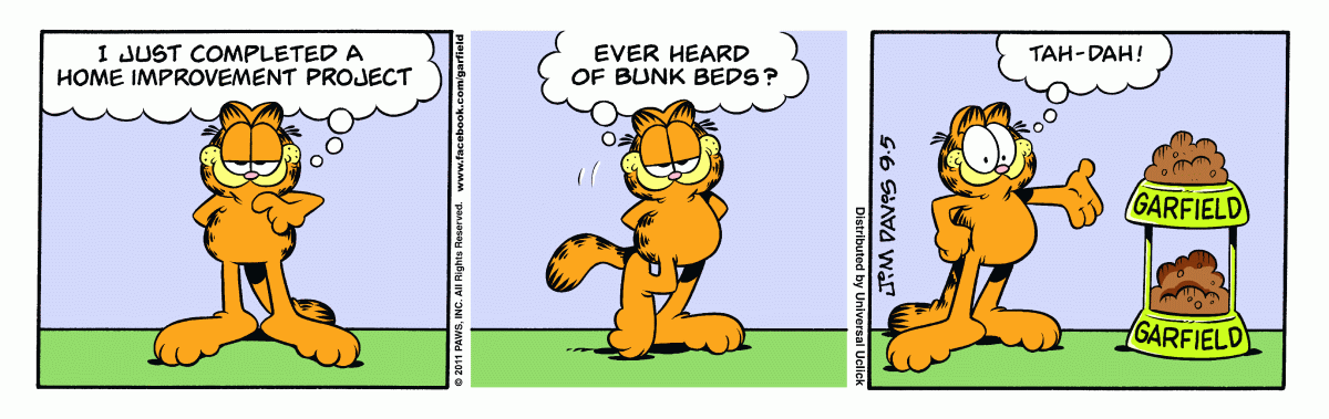 Garfield, September 5, 2011
