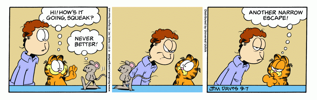 Garfield, September 7, 2011