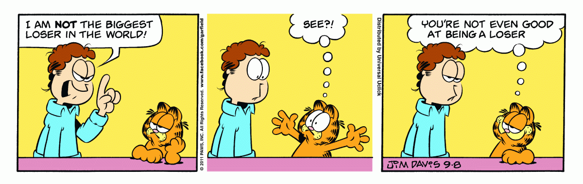 Garfield, September 8, 2011