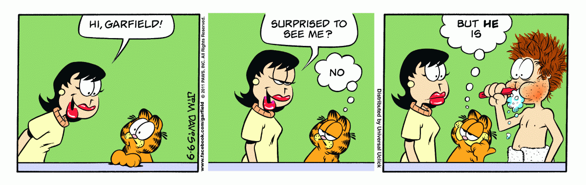 Garfield, September 9, 2011