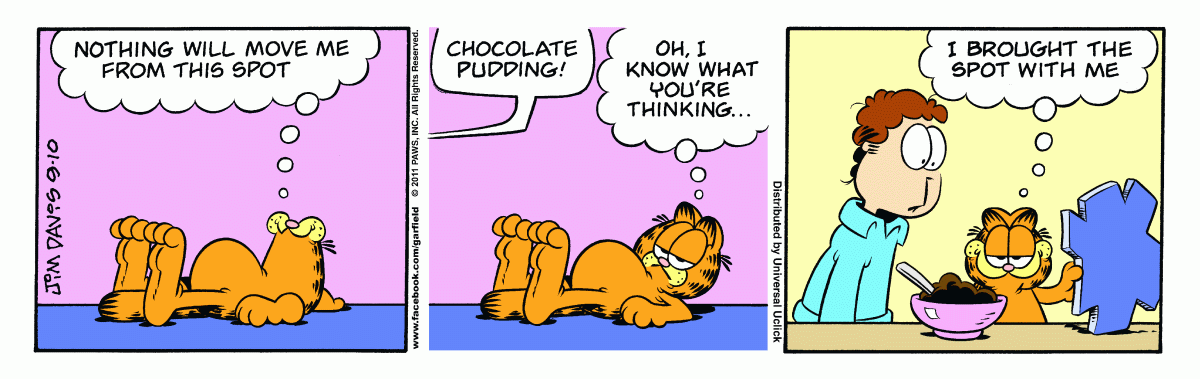 Garfield, September 10, 2011