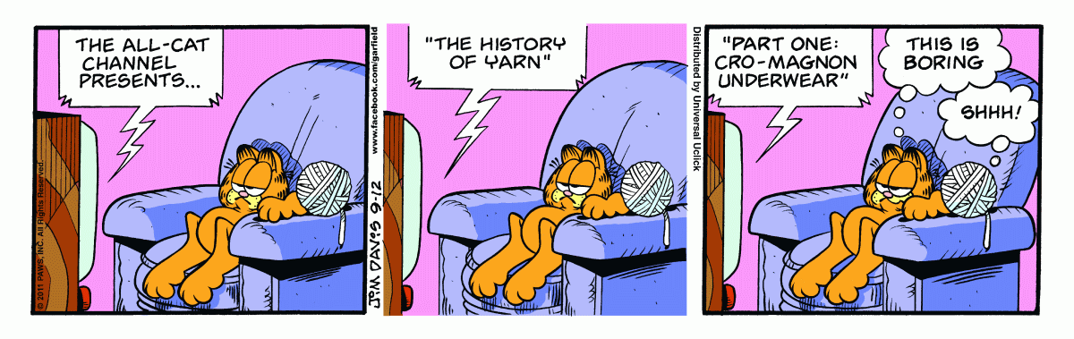 Garfield, September 12, 2011