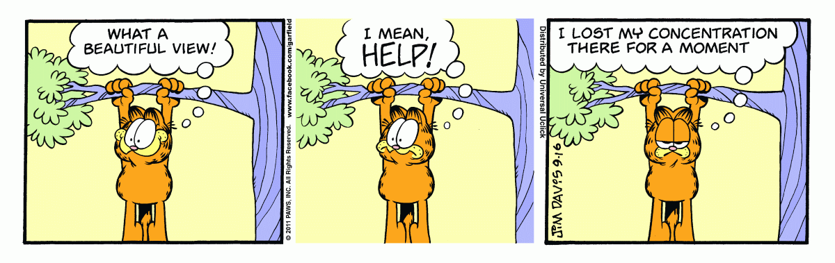 Garfield, September 16, 2011