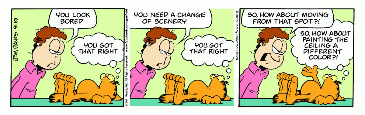Garfield, September 19, 2011