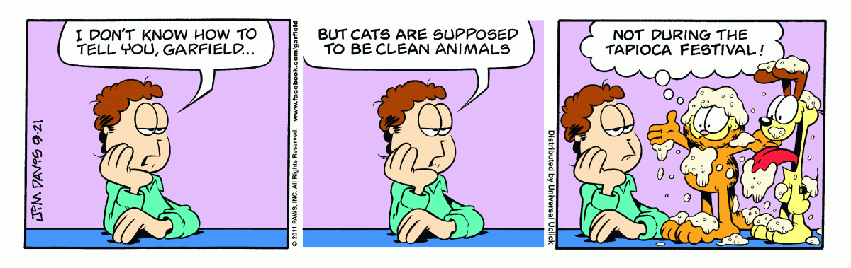 Garfield, September 21, 2011