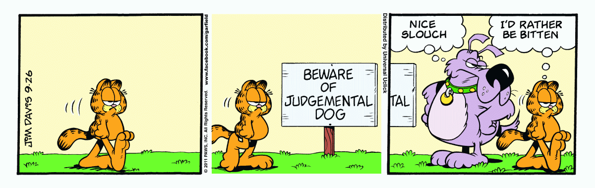 Garfield, September 26, 2011