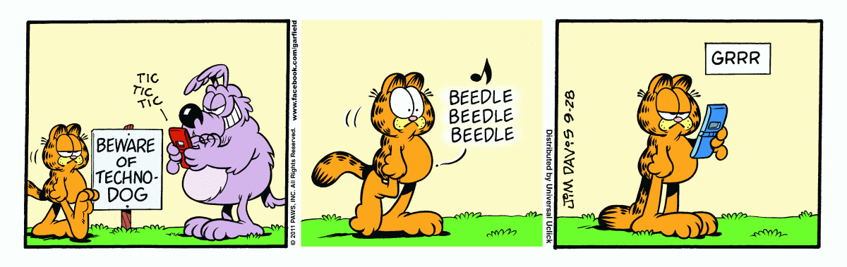 Garfield, September 28, 2011