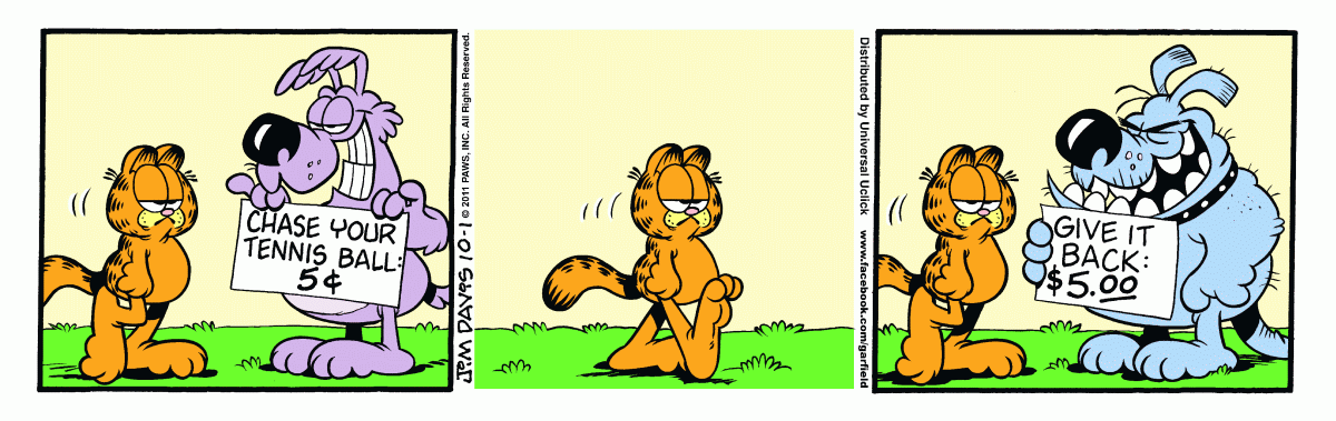 Garfield, October 1, 2011