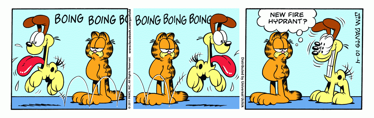 Garfield, October 4, 2011