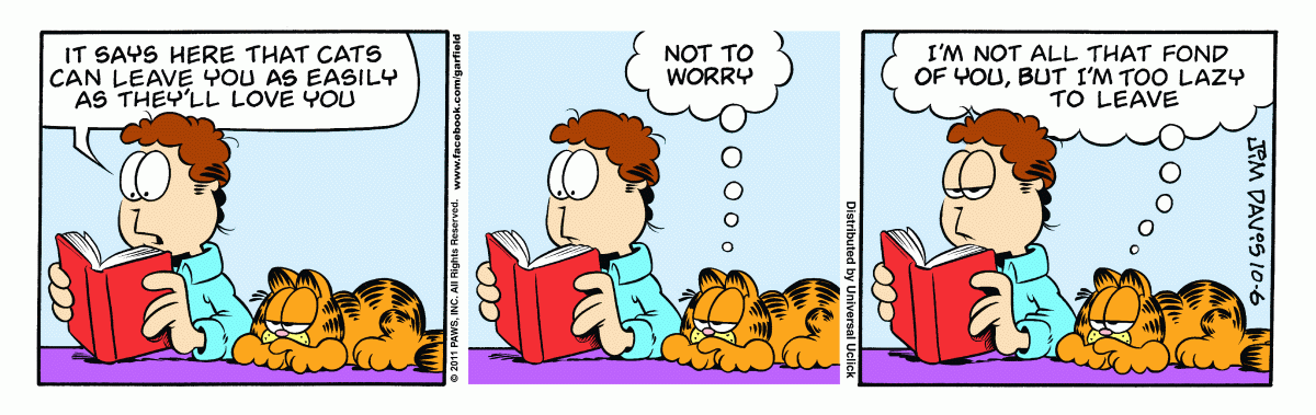 Garfield, October 6, 2011