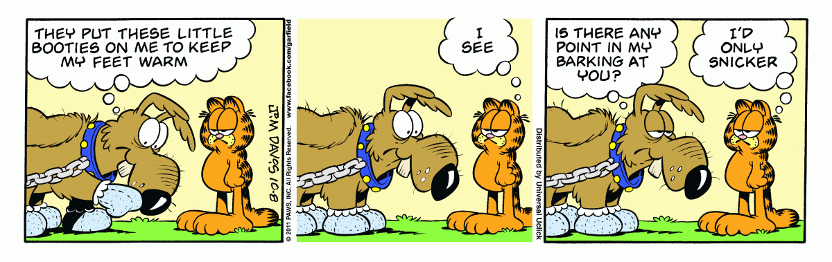 Garfield, October 8, 2011