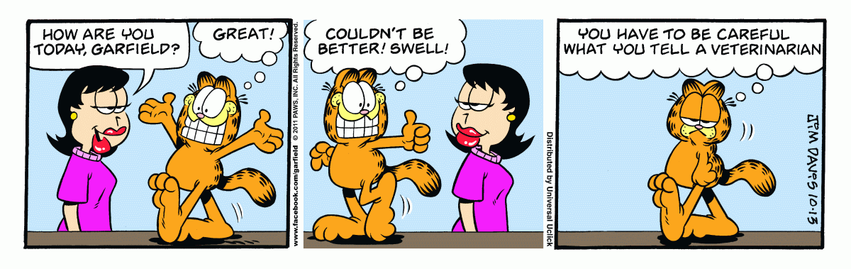 Garfield, October 13, 2011