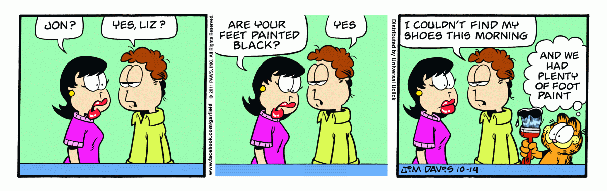 Garfield, October 14, 2011
