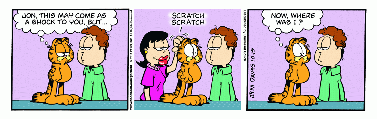 Garfield, October 15, 2011