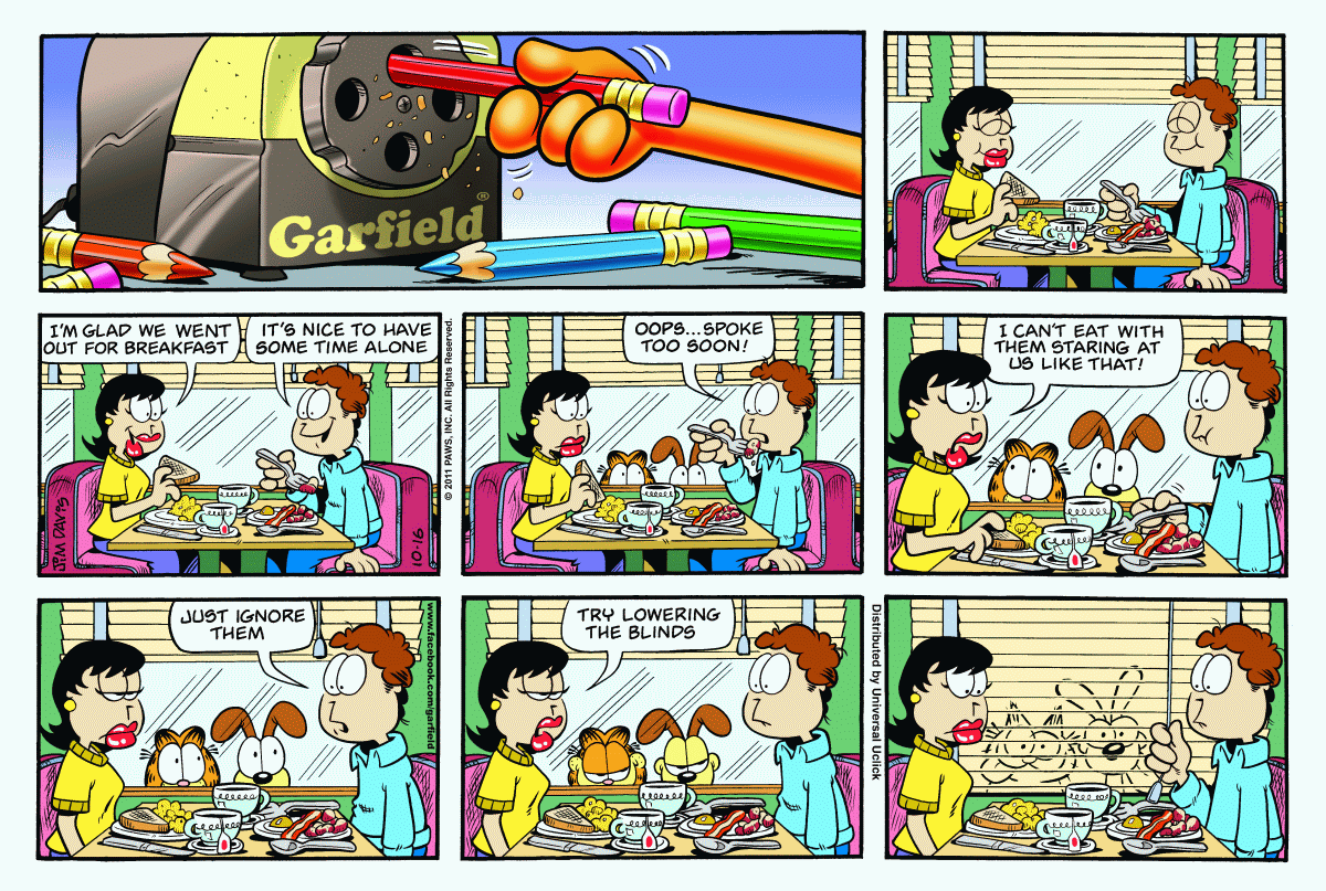 Garfield, October 16, 2011