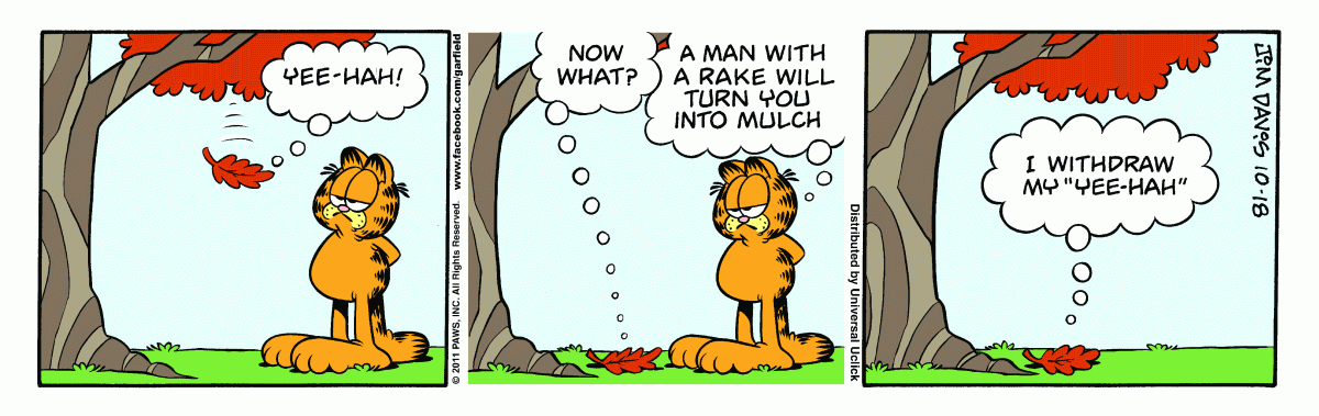 Garfield, October 18, 2011