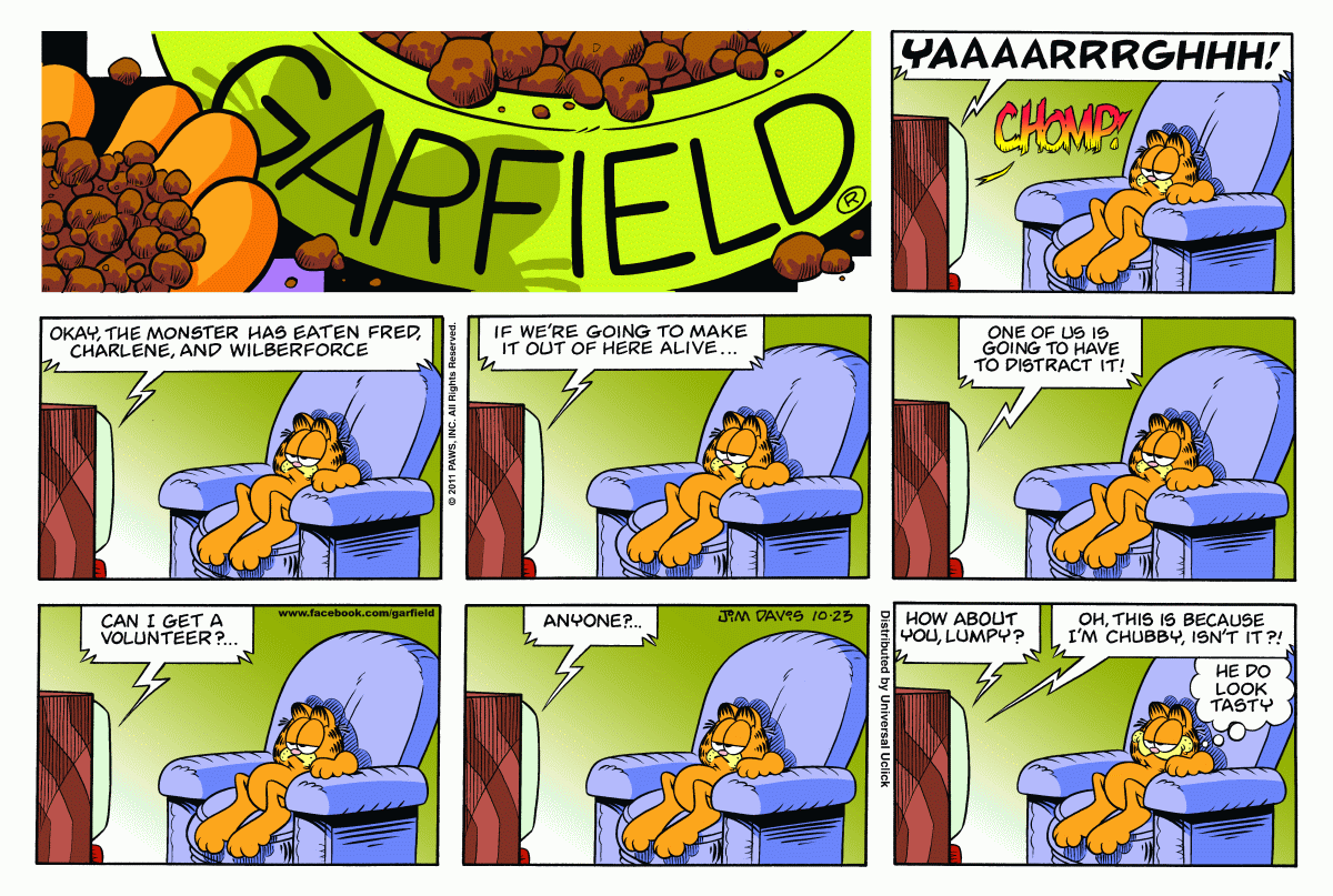 Garfield, October 23, 2011