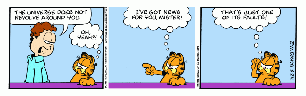 Garfield, October 24, 2011