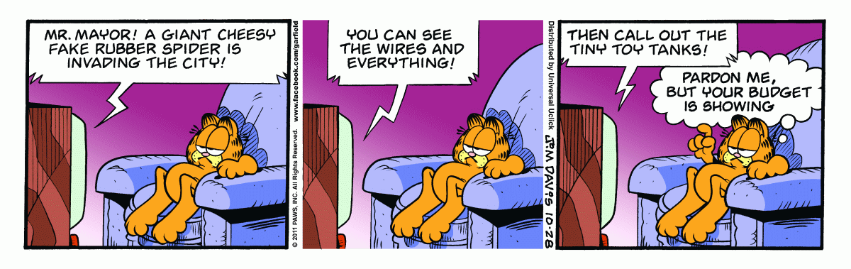 Garfield, October 28, 2011