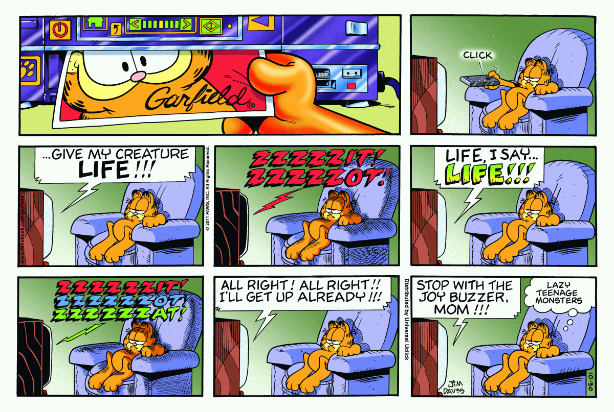 Garfield, October 30, 2011