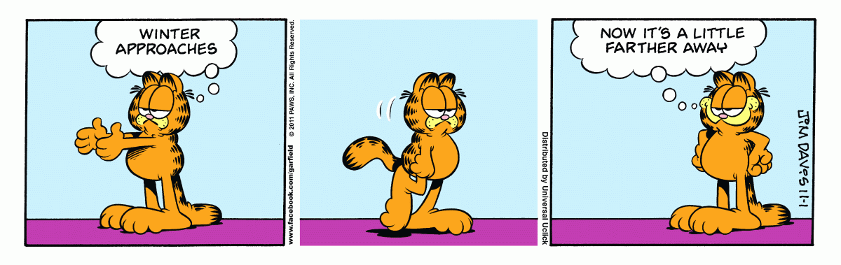 Garfield, November 1, 2011