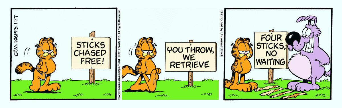 Garfield, November 7, 2011