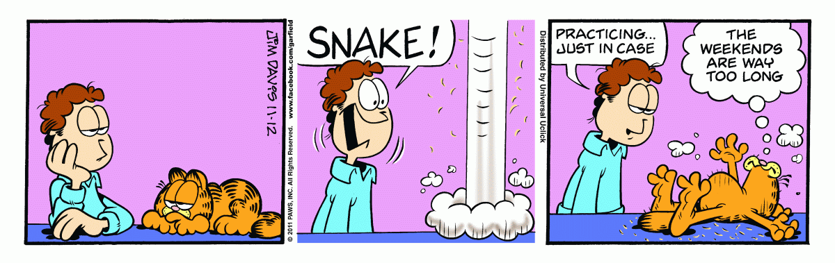 Garfield, November 12, 2011