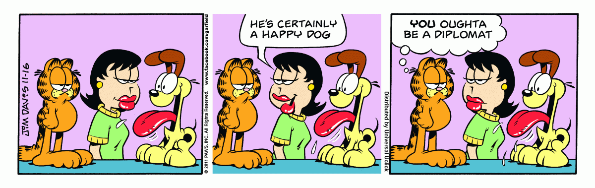 Garfield, November 16, 2011