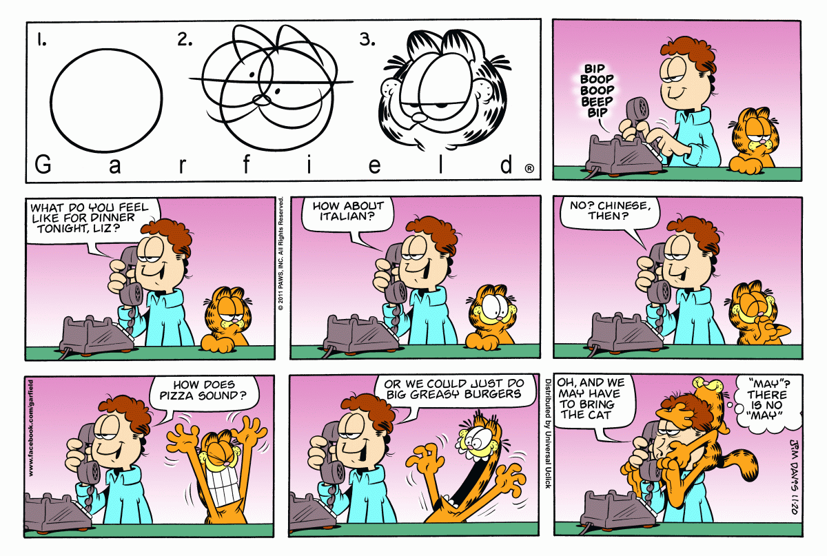 Garfield, November 20, 2011