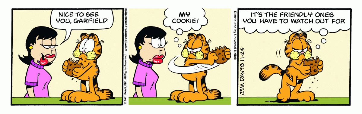 Garfield, November 23, 2011