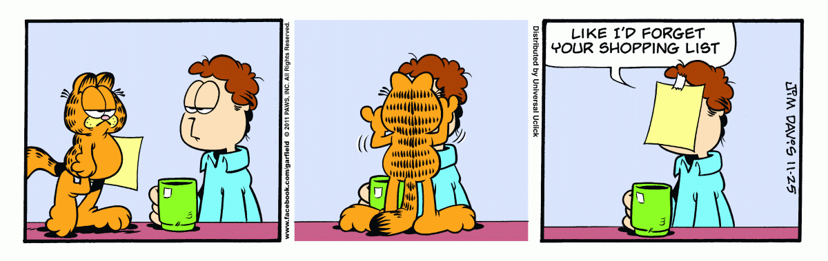 Garfield, November 25, 2011