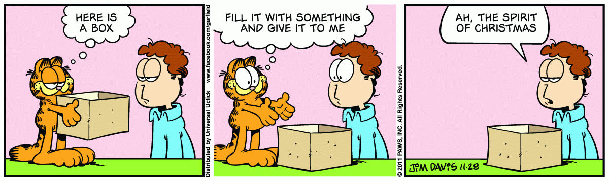 Garfield, November 28, 2011