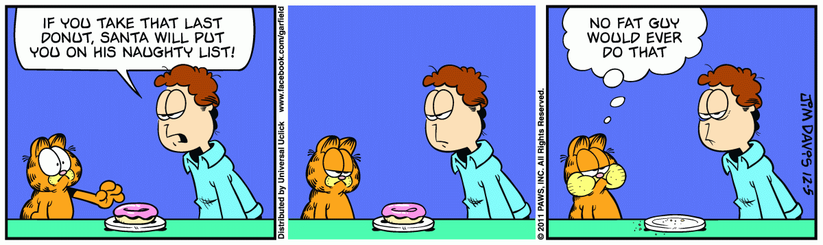Garfield, December 5, 2011