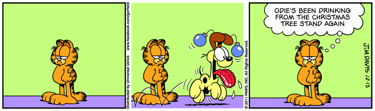 Garfield, December 13, 2011