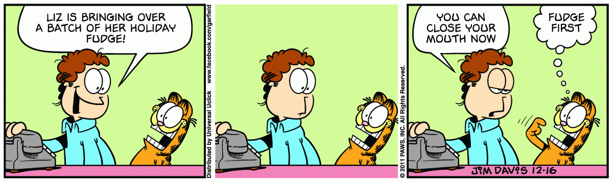 Garfield, December 16, 2011