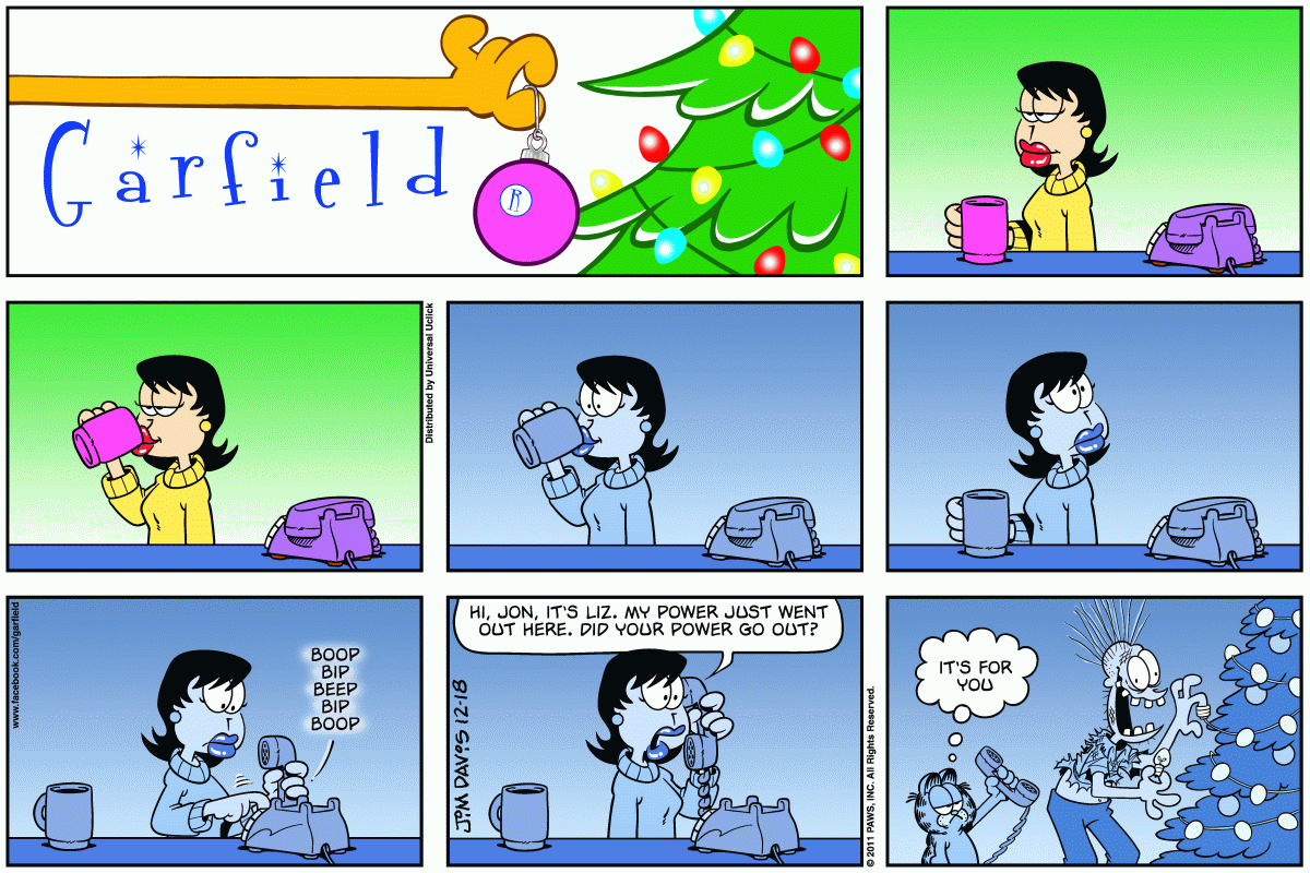 Garfield, December 18, 2011