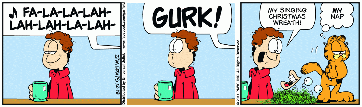 Garfield, December 19, 2011