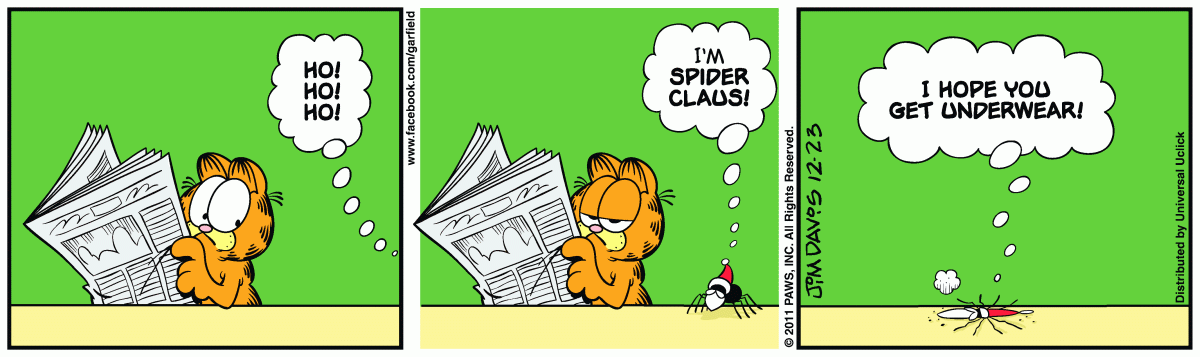 Garfield, December 23, 2011