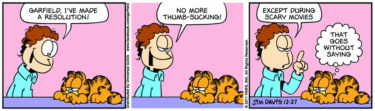Garfield, December 27, 2011
