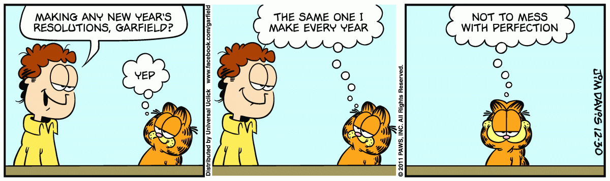 Garfield, December 30, 2011