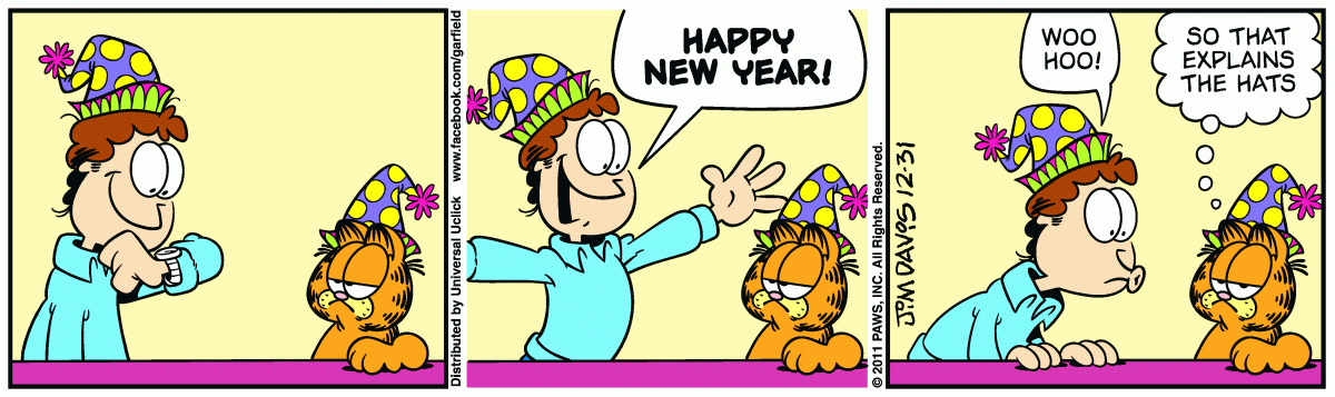 Garfield, December 31, 2011