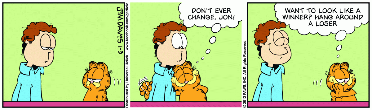 Garfield, January 3, 2012