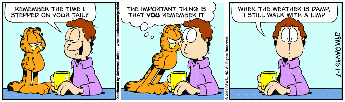 Garfield, January 7, 2012