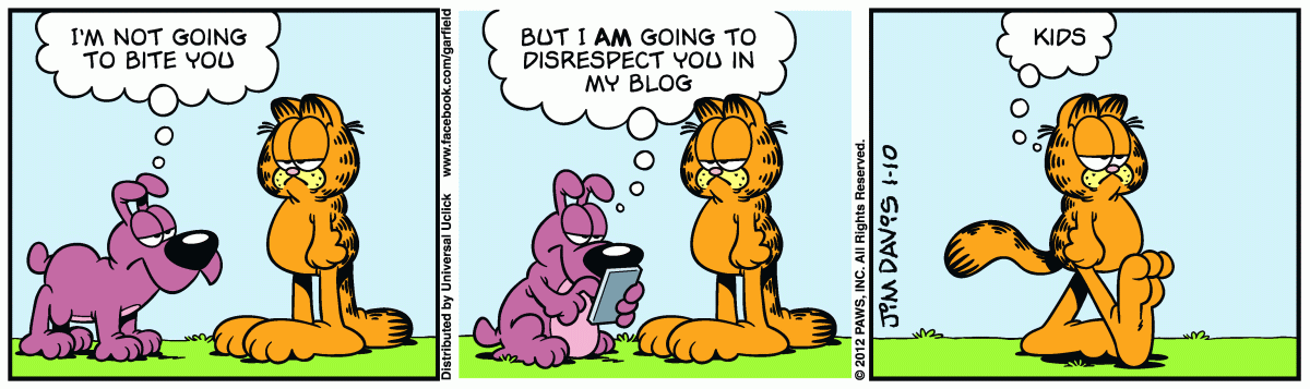 Garfield, January 10, 2012