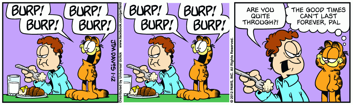 Garfield, January 12, 2012