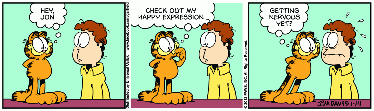 Garfield, January 14, 2012