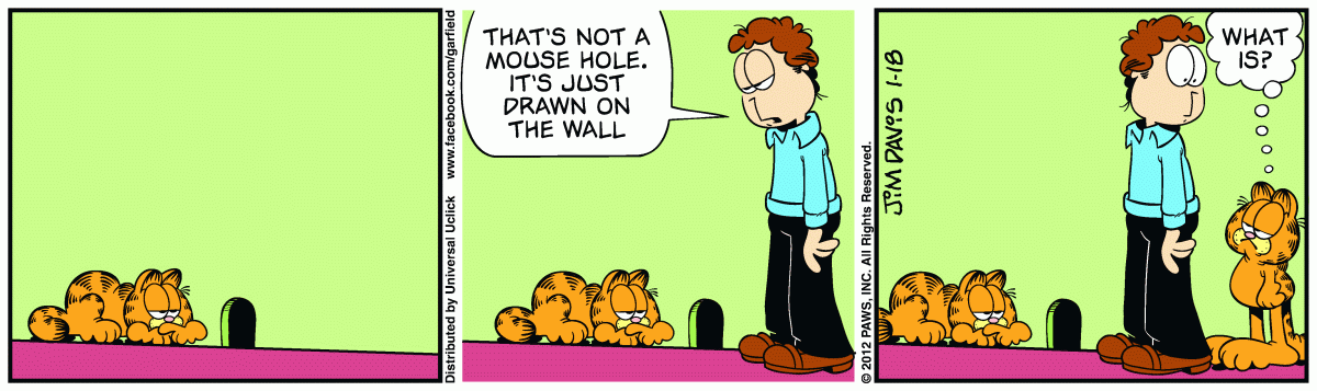 Garfield, January 18, 2012