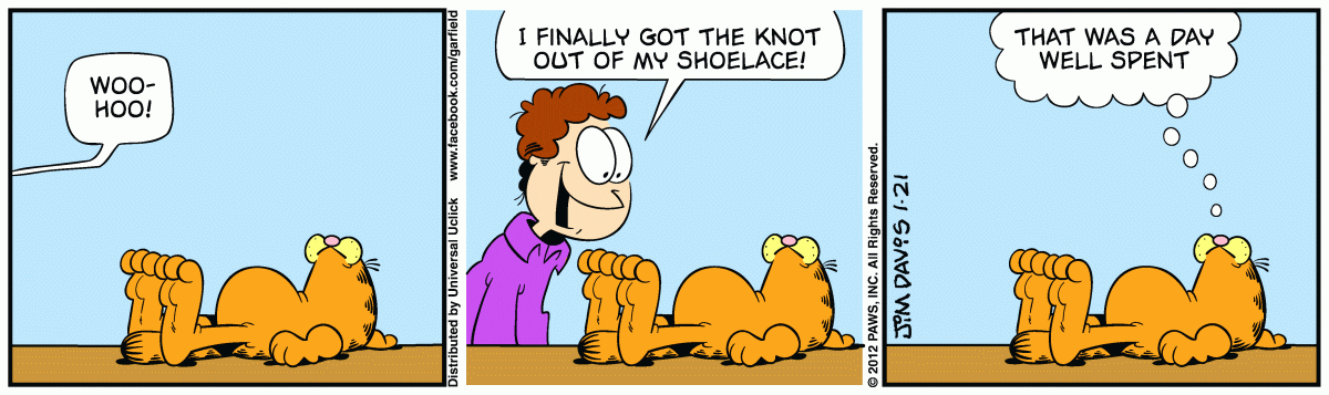 Garfield, January 21, 2012
