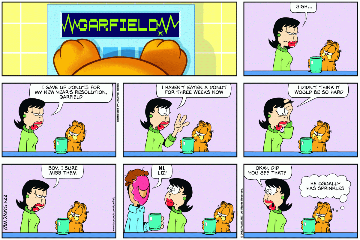 Garfield, January 22, 2012